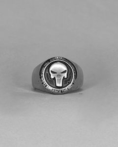 Anel Justiceiro Redondo Aço