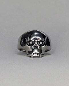 Anel Caveira com Presa Aço