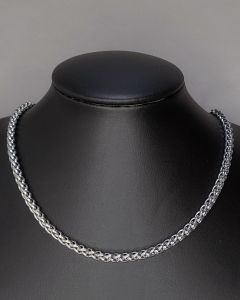 Colar Corrente Cordão Trançado 70cm Aço (6 UND)-5.0