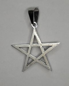 Pingente Pentagrama Livre Aço