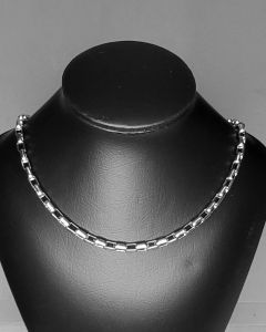 Colar Corrente Cartier Tijolo I 60cm Aço (6 UND)-4.0