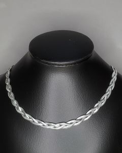 Colar 3 Lacraia Transado Aço (6 UND)-7.0mm