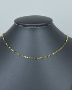 Colar Corrente Cartier 1.5mm 45 CM Aço Gold (6 UND)