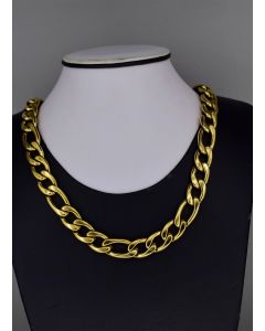 Colar Corrente Grumé 3em1 GG 60 CM Aço Gold (UND)