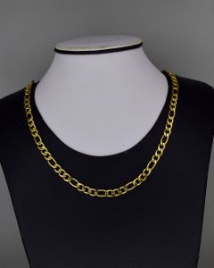 Colar Corrente Grumé 3em1 PP 70CM Aço Gold (6 UND)