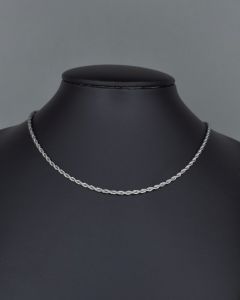 Colar Corrente Cordão Bahiano 60cm Aço (6 UND)-2.0