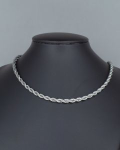 Colar Corrente Cordão Bahiano 45 CM Aço (6 UND)-4.0