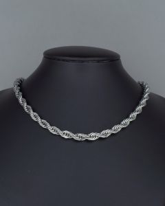 Colar Corrente Cordão Bahiano 60cm Aço (6 UND)-6.0