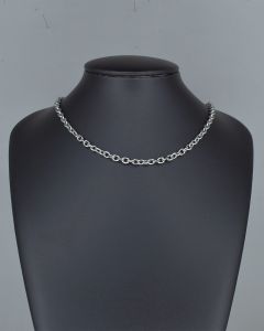 Colar Corrente Cadeado Fio 70cm Aço (6 UND)-2.5