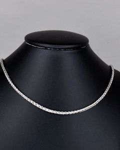 Colar Corrente Cordão Trançado 70cm Aço (6 UND)-2.5