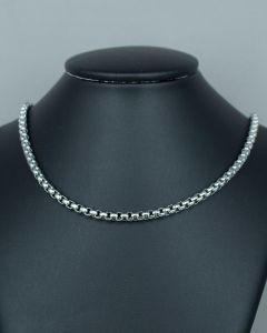 Colar Corrente Veneziana 60cm Aço (und)-3.0mm