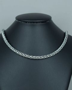 Colar Corrente Cordão Duplo 60cm Aço (6 UND)-6.0