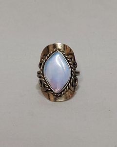 Anel Alpaca Pedra Sintex Lua Olho (UND)