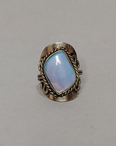 Anel Alpaca Pedra Sintex Lua Losango (UND)