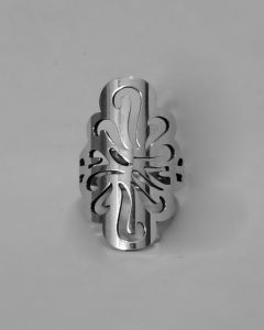 Anel Desenho Modelo A 1mm. Aço 