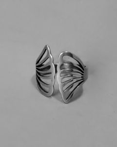 Anel Desenho Modelo D 1mm. Aço 