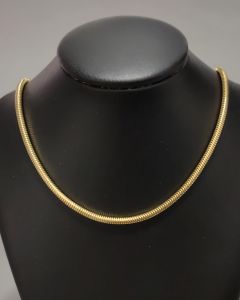 Colar Corrente Rabo de Rato 60 CM Aço Gold (6 UND)