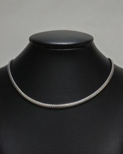 Colar Corrente Lacraia 45CM Aço (6 UND)