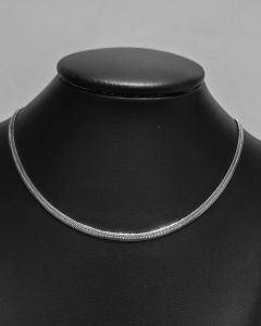 Colar Corrente Lacraia 45CM 3.0x1.0mm Aço (6 UND)