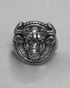 Anel Signo Touro Aço