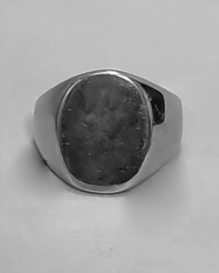 Anel Liso Oval 15x20mm Aço