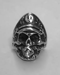 Anel Caveira Marinheiro Oficial sem B Aço