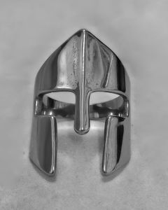 Anel Gladiador Máscara Aço 