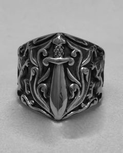 Anel Espada Solitária Aço