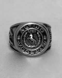 Anel Cavalo Vooraan Altijo Aço