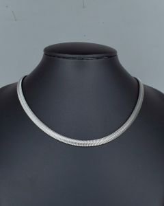 Colar Corrente Lacraia 55CM 3.0x7.0mm Aço (UND)