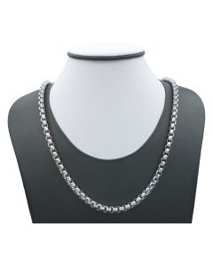 Colar Corrente Veneziana 60cm Aço (und)-7.0mm